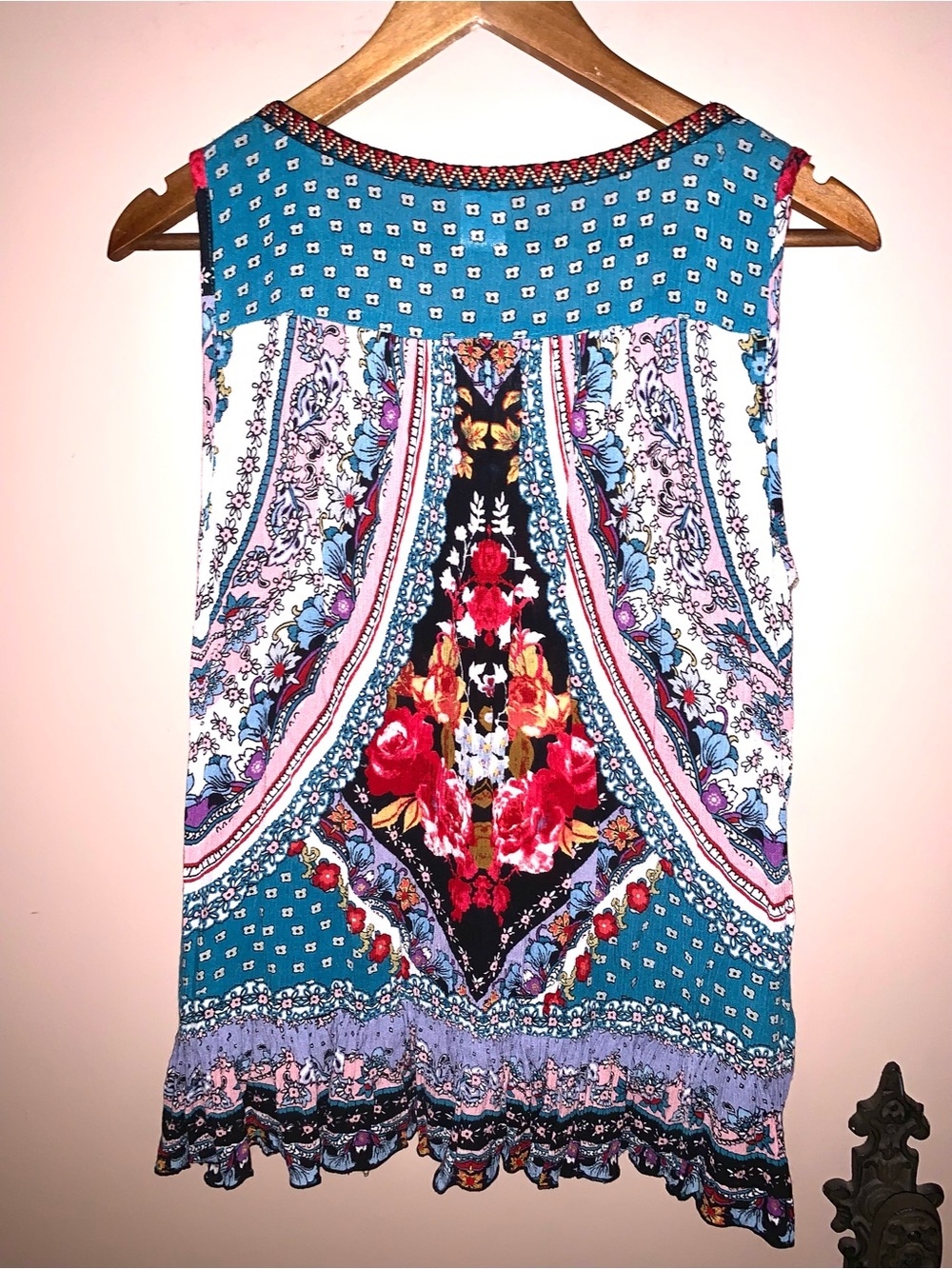 Bila Multicolor Bohemian Tank Top - Picture 4 of 6